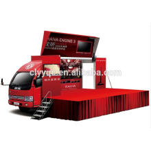 Outdoor led mobile stage truck for sale